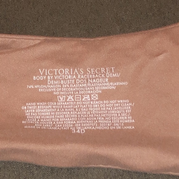 VS Body by Victoria Racerback Demi Bra - Picture 4 of 5